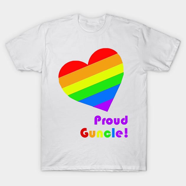 Proud Guncle T-Shirt by mtbearded1